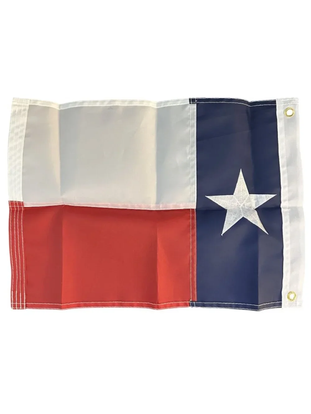 Texas State Flag Embroidered 1'x1.5' Outdoor Waterproof Brass Grommets Lone Star